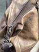 Дорожня сумка з екошкіри David Jones CM 3258 - світло-коричневий - зображення 3