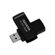 USB флеш накопичувач ADATA 128GB UC310 USB 3.2 Black (UC310-128G-RBK) - изображение 1