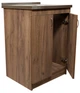 Мийка з тумбою AQUAMARIN BoxWood 600 Tobacco (Коричневий)+Сифон - зображення 5