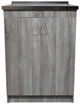 Мийка з тумбою AQUAMARIN BoxWood 600 Gray Onyx (Сірий Онікс)+Сифон - зображення 1