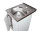 Мойка с тумбой AQUAMARIN BoxWood 500 white (Белая)+Сифон - изображение 3