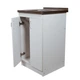 Мойка с тумбой AQUAMARIN BoxWood 500 white (Белая)+Сифон - изображение 4