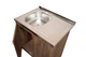Мойка с тумбой AQUAMARIN BoxWood 800 Tobacco (Коричневий)+Сифон - изображение 4