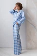 Пижама Forli Пижамный костюм из хлопка с брюками Blue Plaid XL/XXL HL0073-29-69_XL/XXL - изображение 3