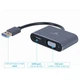 Адаптер-перехідник USB-A на HDMI/VGA - зображення 2