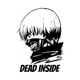 Наклейка на Авто / Мото / Витрину на Стекло Кузов " Аниме - Токийский гуль - Dead Inside - Ghoul " любой цвет - изображение 1