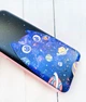 Матовий чохол з рожевими боками на Samsung Galaxy A30 (2019) / A20 (2019) :: Фіолетова кішка (принт 361) - зображення 2