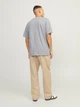 Футболка хлопковая длинная мужская Jack & Jones 12137126-54013 S Light Grey Melange (5713738379984) - изображение 2