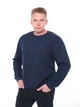 Джемпер мужской синий прямой однотонный 3XL - изображение 1