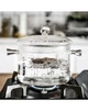 Кастрюля жаропрочная стеклянная с крышкой для плиты 2л Edenberg EB-19007 - изображение 3