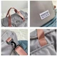 Сумка дорожная спортивная с отделение для обуви Серо-розовая Travel bag - изображение 2