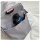 Сумка дорожная спортивная с отделение для обуви Серо-розовая Travel bag - изображение 5