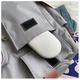 Сумка дорожная спортивная с отделение для обуви Серо-розовая Travel bag - изображение 6
