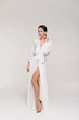 Длинное шелковое белое вечернее платье FashionYouWant XXL белый 43425478 - изображение 3