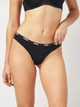 Набор трусиков танга женских хлопковых Puma String 3P Pack 90759002 L 3шт Black (8718824804477) - изображение 1
