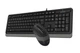 Комплект дротовий A4Tech F1010 Grey - зображення 4