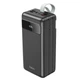Внешний портативный аккумулятор Павербанк HOCO J86B 60000mAh 20W 4USB/Lightning/Type-C с быстрой зарядкой QC3.0+PD3.0 Black - изображение 3