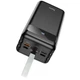 Внешний портативный аккумулятор Павербанк HOCO J86B 60000mAh 20W 4USB/Lightning/Type-C с быстрой зарядкой QC3.0+PD3.0 Black - изображение 5