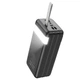 Внешний портативный аккумулятор Павербанк HOCO J86B 60000mAh 20W 4USB/Lightning/Type-C с быстрой зарядкой QC3.0+PD3.0 Black - изображение 6