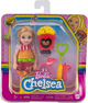 Lalka z akcesoriami Mattel Barbie Chelsea w kostiumie hamburgera 15 cm (0887961909715) - obraz 1