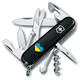 Ніж Victorinox Climber Ukraine Black Серце жовто-блакитне (1.3703.3_T1090u) - зображення 1