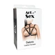 Женская портупея Art of Sex - Delaria Leather harness, Черный L-2XL ( SO8323 ) - изображение 4