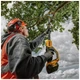 Цепная пила DeWALT высоторез 18V, 5Ah, длина шины 20 см (DCMPS567P1) - изображение 8