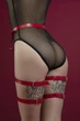 Гартеры Feral Feelings Garter S-XL Красный ( SO3449 ) - изображение 4
