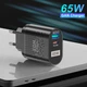Зарядное устройство XON PowerCharge 65W (PD33) USB Type-C (PCWB065033A1С1B 6051) Черный - изображение 2