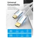 Кабель HDMI M - M, 2.0 м, V2.0, 4K 60Гц, обплетення, Silver Metal Type Vention - изображение 8