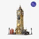 Конструктор Pantasy Original - Steampunk Парк Годинникова вежа в стилі стімпанк (85008) - зображення 1