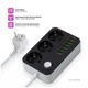 Фільтр живлення ColorWay CW-CHЕ36B, 3 розетки/6USB Black 1.8M (CW-CHE36B) - зображення 7