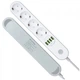 Сетевой фильтр питания ColorWay CW-CHE44W, 4 розетки/4USB White 2M (CW-CHE44W) (154437) - изображение 4