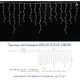 Гирлянда Delux ICICLE flash 108LED 2 х 1 м теплый белый/белый IP44 EN (90012948) - изображение 3