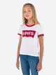 Підліткова футболка для дівчинки Levi's 316155293 158 см Білий/Червоний (1159812240) - зображення 1