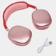 Беспроводные полноразмерные Bluetooth наушники Macaron P9 Pro Max с Чехлом Красные - изображение 5