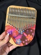Калимба Музыкальный Инструмент Океан Цветов 17 key /язычков Kalimba Pink Queen Flowers - изображение 7