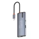 Док-станція ColorWay USB-C 6-в-1 Type C PD 100W/USB3.0х3/HDMI 4К/RJ45 (CW-HUB02) ( Сірий ) - изображение 8