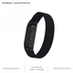 Ремінець до фітнес браслета Armorstandart Braided Solo Loop для Xiaomi Mi Band 7/6/5/4 Black size L (ARM58763) - зображення 5
