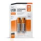 Аккумулятор ColorWay AAА USB-С 590 mAh 1.5V (2шт) (Li-Polymer) (CW-UBAAA-09) - изображение 1