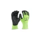 Защитные перчатки Milwaukee Hi-Vis Cut размер L/9, 12 пар (4932492915) - изображение 2