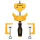Струбцина DeWALT угловая, большого усилия + 2 струбцины для крепления к столу (DWHT83853-0) - изображение 4
