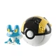 Игровая фигурка Throw 'N' Pop Poke Ball Pokemon Фроки с покеболом 5 см - изображение 2