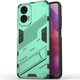 Защитный чехол с подставкой Deexe Bibercas для Motorola Moto G24 - Green - изображение 1