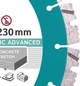 Круг алмазный отрезной Distar Technic Advanced 1A1RSS/C3 232 x 22.23 Сегментный (14315086018) - изображение 4