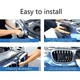 Желтые декоративные вставки в решетку радиатора BMW F10, F06, F12, 5/6/7 (серии) - изображение 7