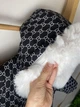 Зимовий дитячий комбінезон для новонародженого цільний з капюшоном пінетки та рукавички від 1.5 до 2-х років Розмір 86 см Чорний (CAK06) - зображення 3