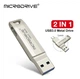 Флеш накопичувач MICRODRIVE 2 в 1 USB 3.0/Type C 256Гб - изображение 2