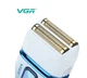 Шейвер VGR V-362 Waterproof, синего цвета, электробритва для мужчин - изображение 2