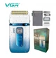 Шейвер VGR V-362 Waterproof, синего цвета, электробритва для мужчин - изображение 3